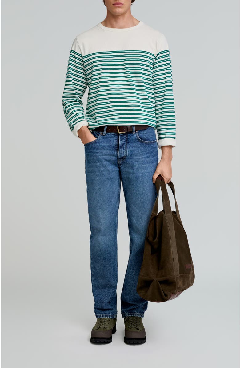 Scalpers Camp Stripes Ls Tee, Alternate, color, Green