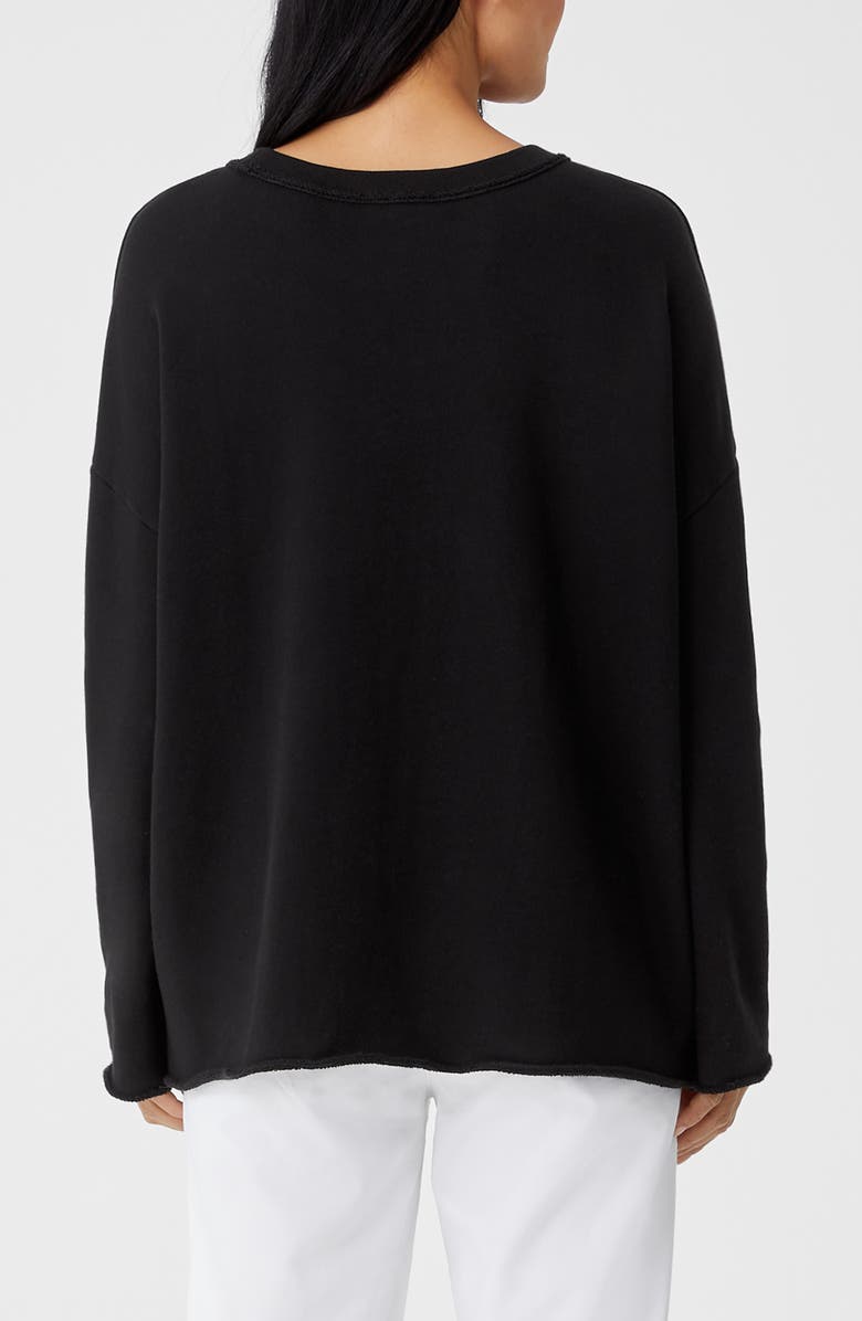 Eileen Fisher Boxy Sweatshirt, Alternate, color, 