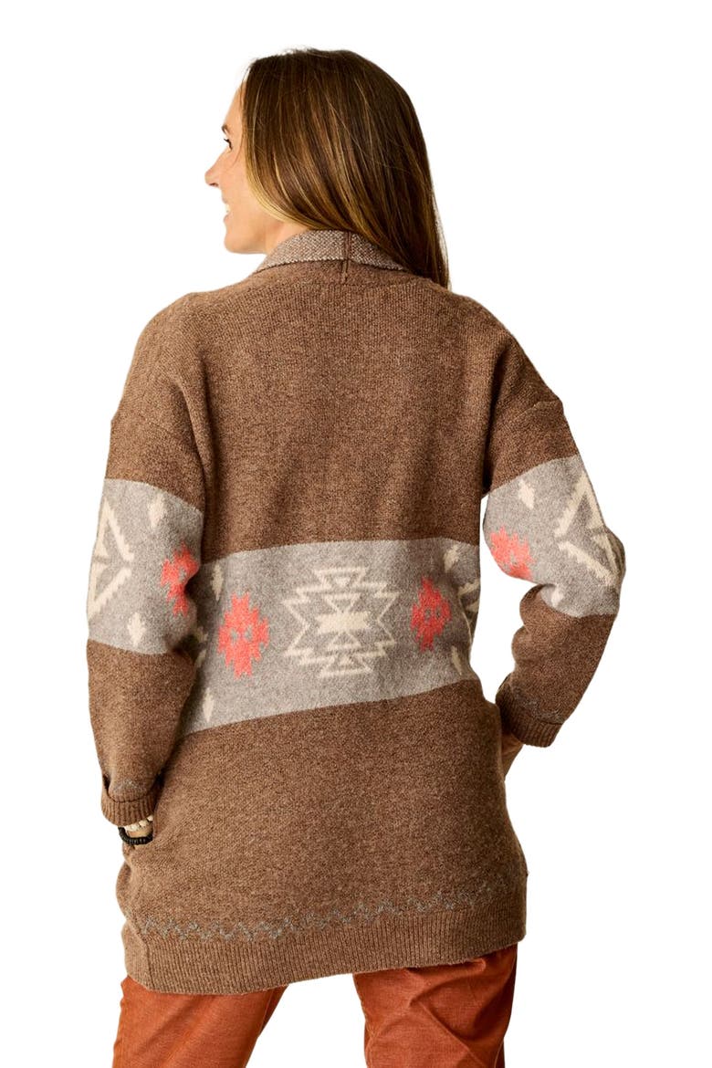 Priya Jacquard Topper, Alternate, color, Sumac Pattern