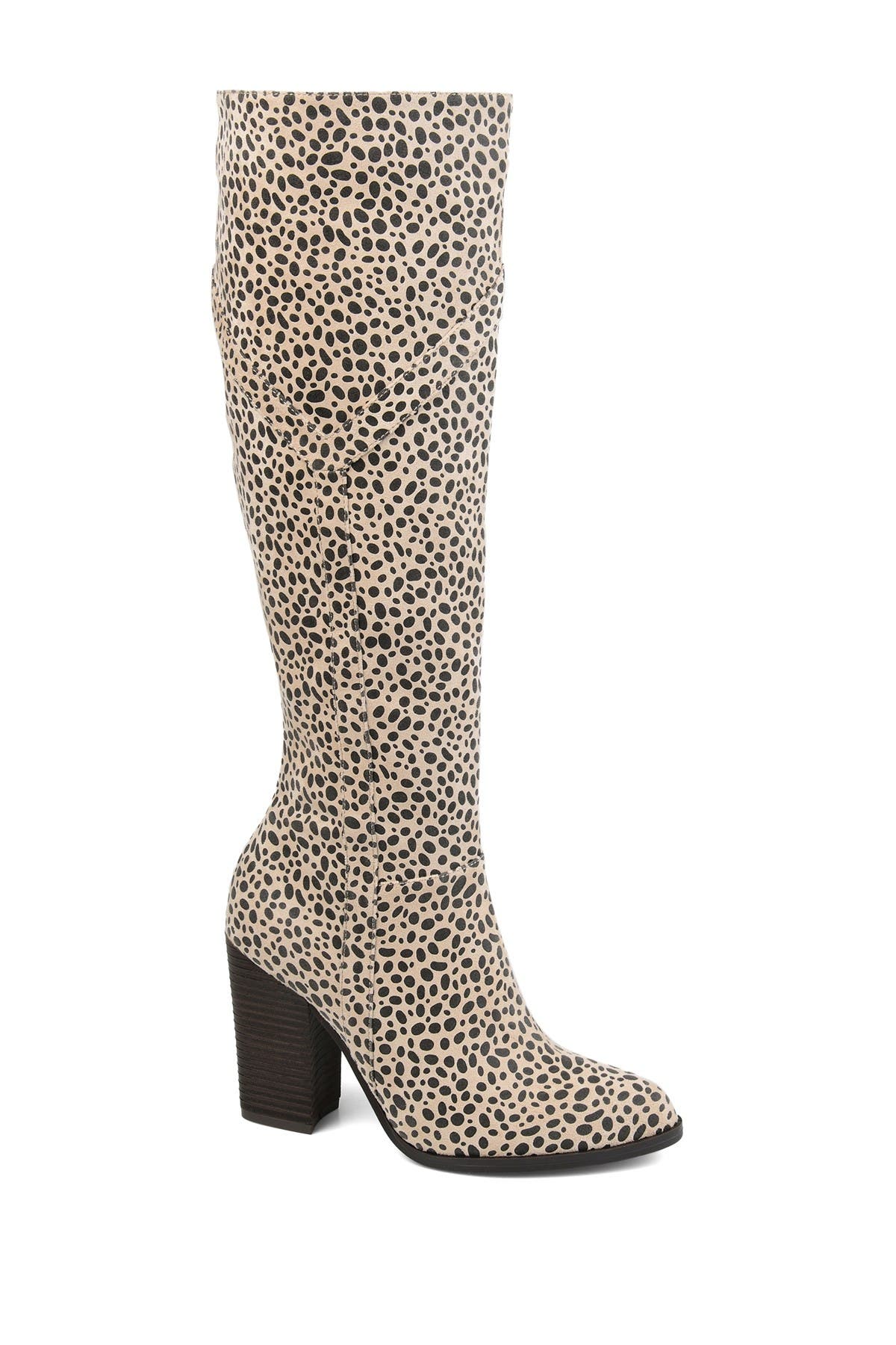 Journee Collection JOURNEE Kyllie Tall Boot, Alternate, color, Animal