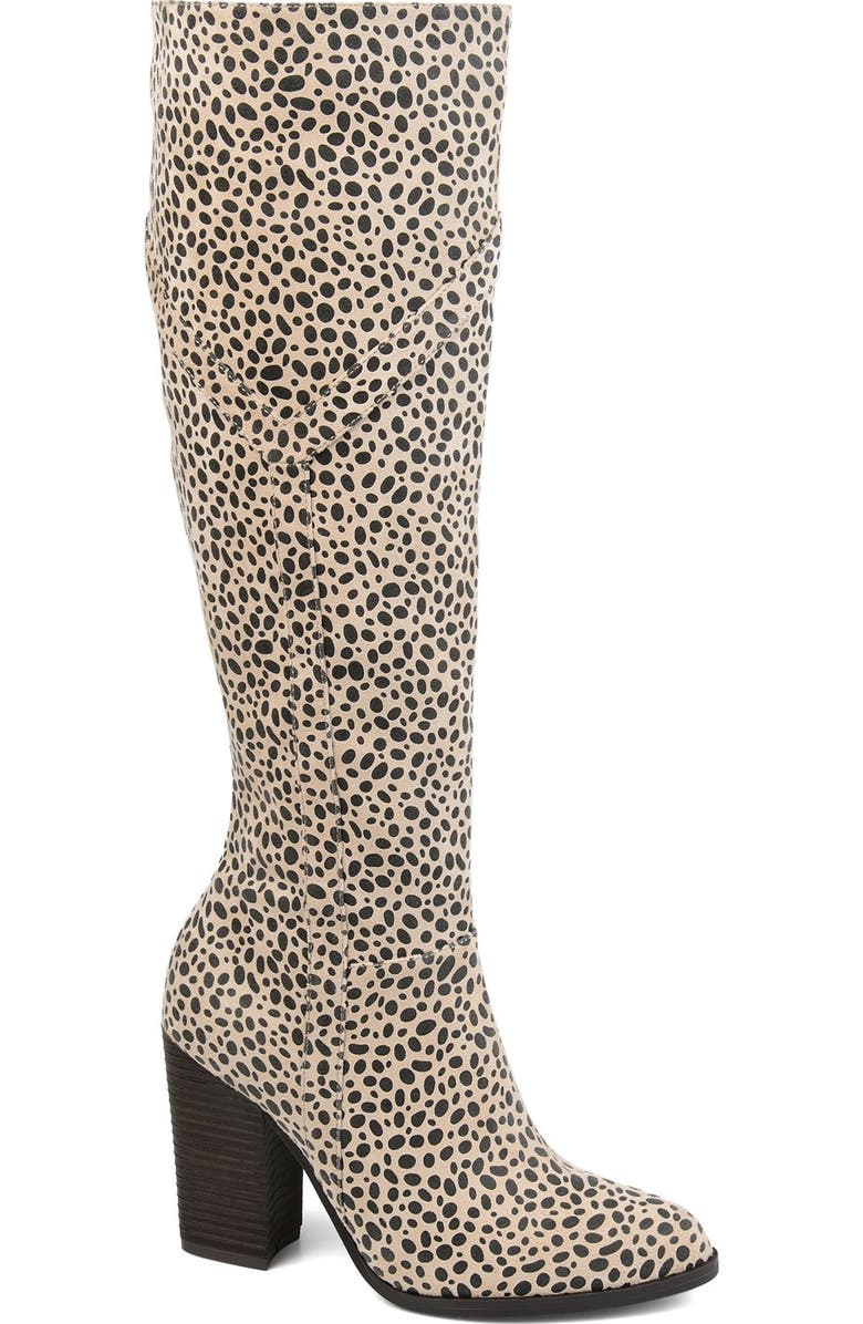 Journee Collection JOURNEE Kyllie Tall Boot, Alternate, color, Animal