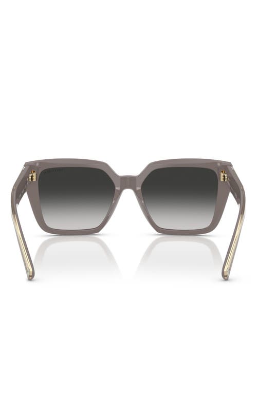 Tiffany & Co . 55mm Gradient Square Sunglasses In Gray