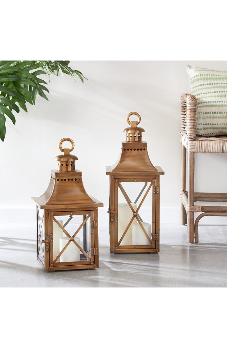 Napa Home & Garden Homes Lantern Medium, Alternate, color, Gold