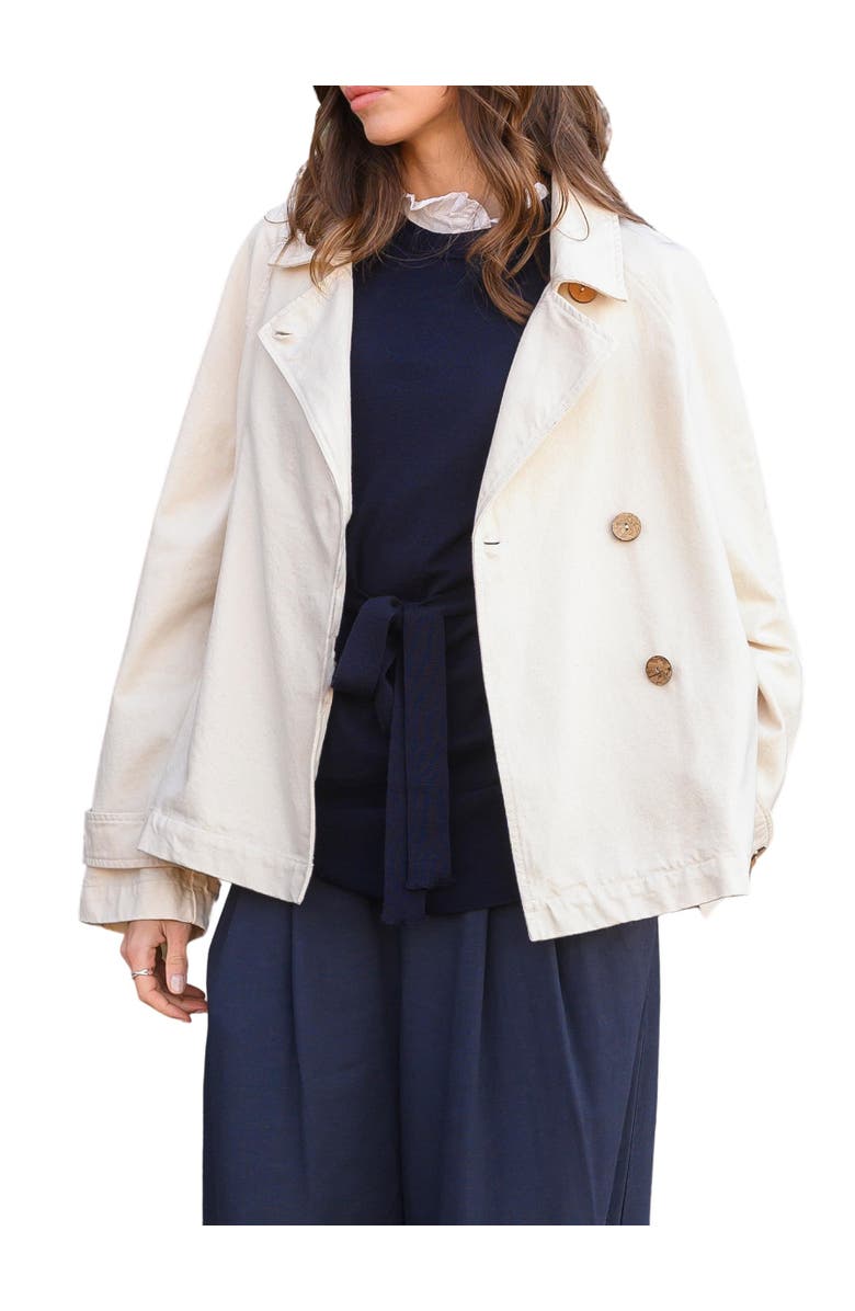 Celtic & Co. Canvas Swing Jacket, Alternate, color, Oatmeal