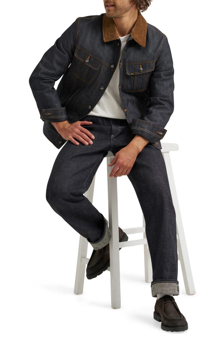 Lee 101 Denim Jacket, Alternate, color, Dry Indigo