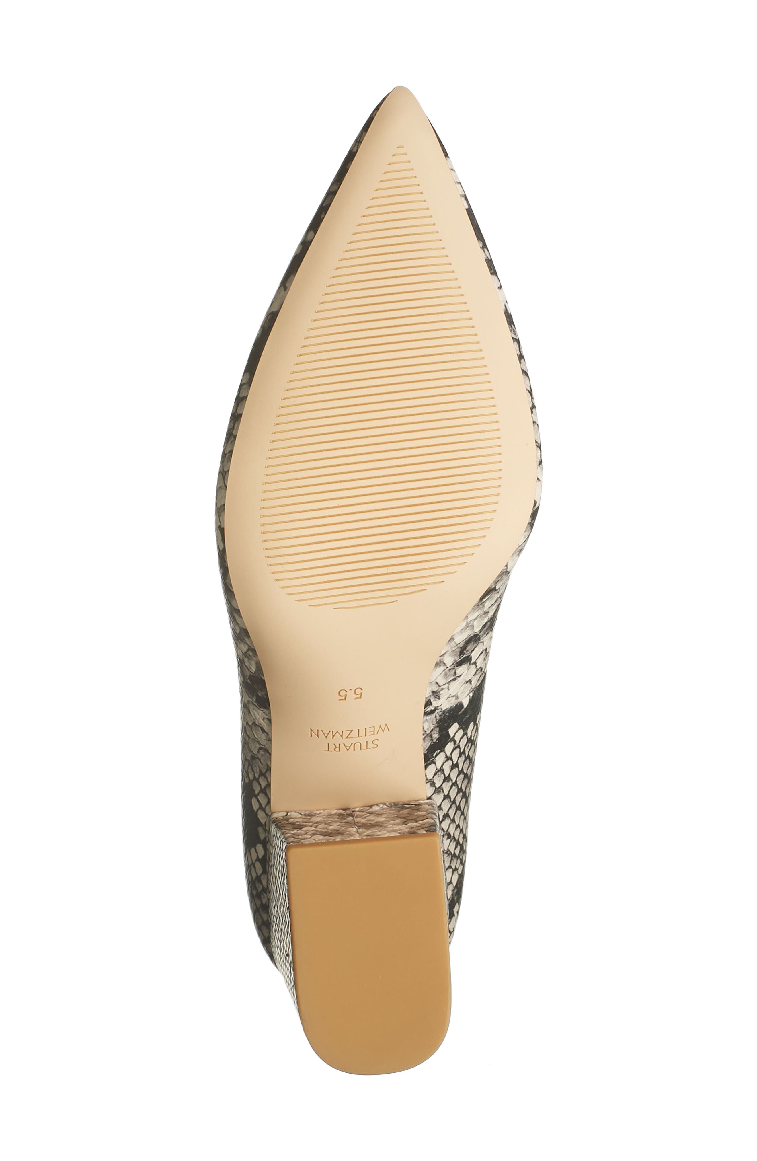 Ave 75 Croc Embossed Pump, Alternate, color, NATURAL