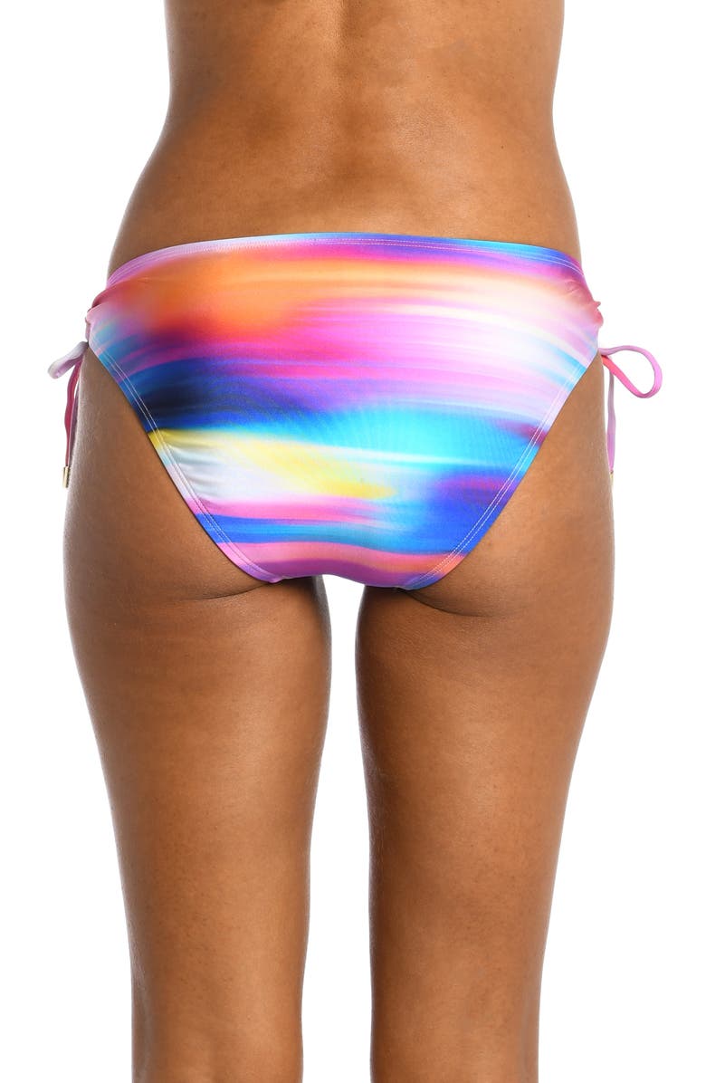 La Blanca Sunset Adjustable Loop Bikini Bottoms, Alternate, color,