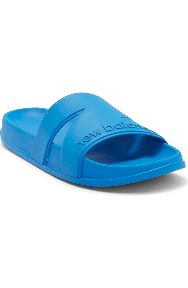 New Balance 20s Slide Sandal, Main, color, Blue Oasis