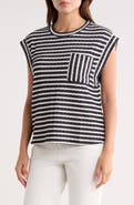 Bobeau Cap Sleeve Top