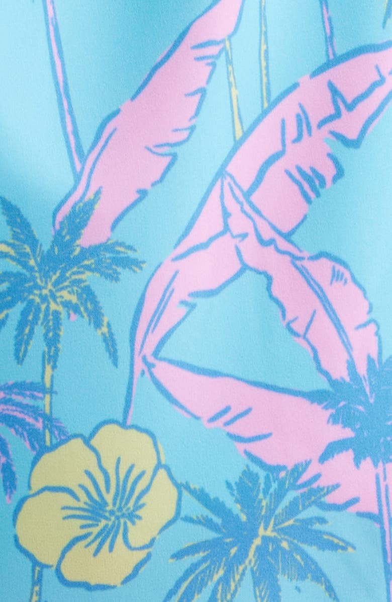 Chubbies The Flock Parties 5.5-Inch Swim Trunks, Alternate, color, Turquoise/ Aqua