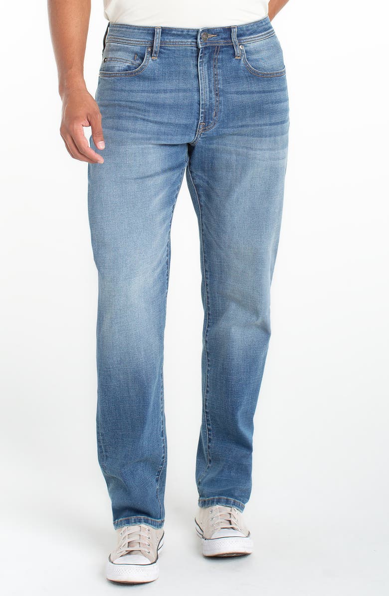 Liverpool Los Angeles Athletic Fit Tapered CoolMax<sup>®</sup> Jeans, Main, color, Modesto