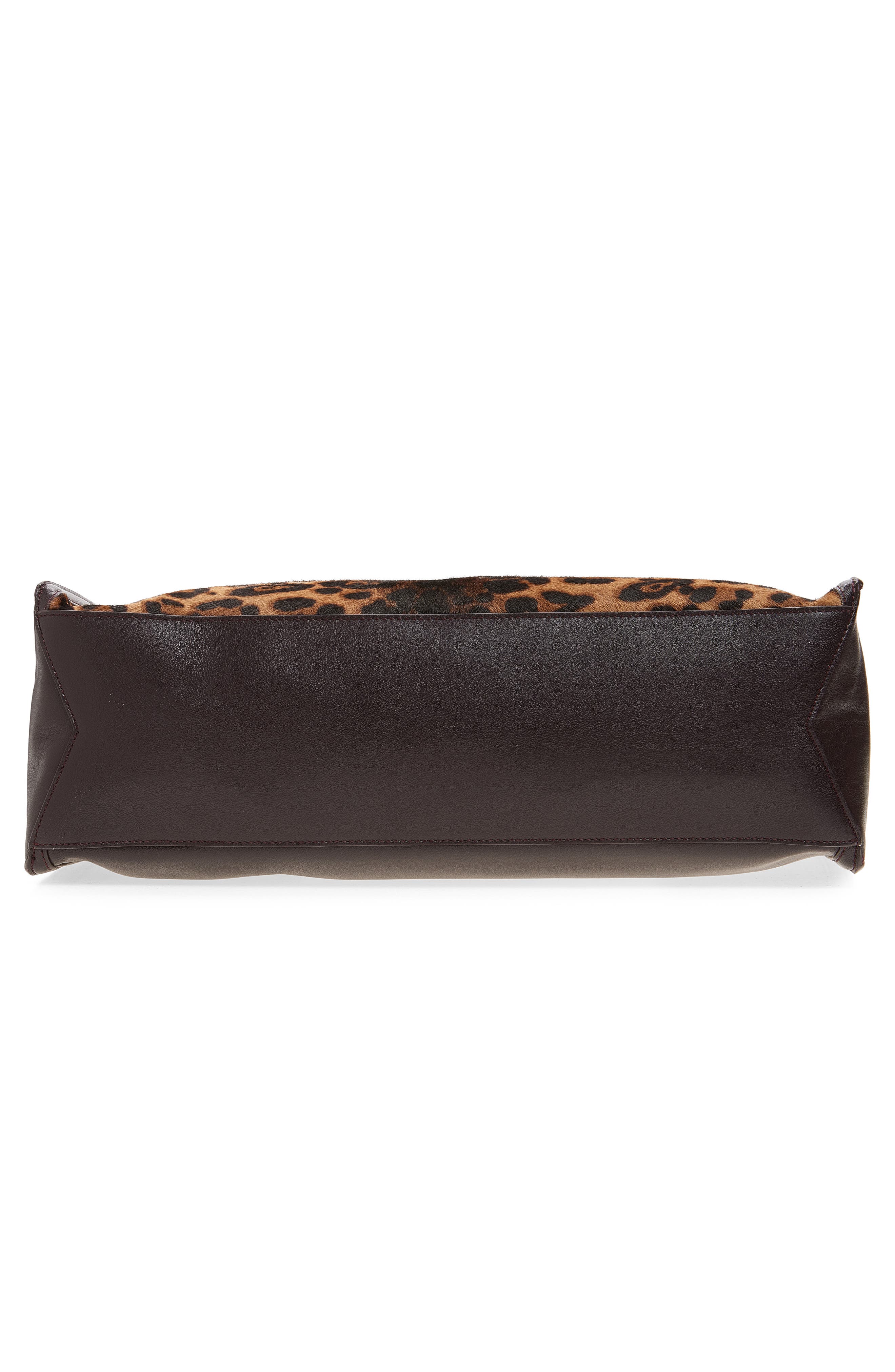 Anya Hindmarch Mortimer Leopard Print Genuine Calf Hair Tote, Alternate, color, Leopard