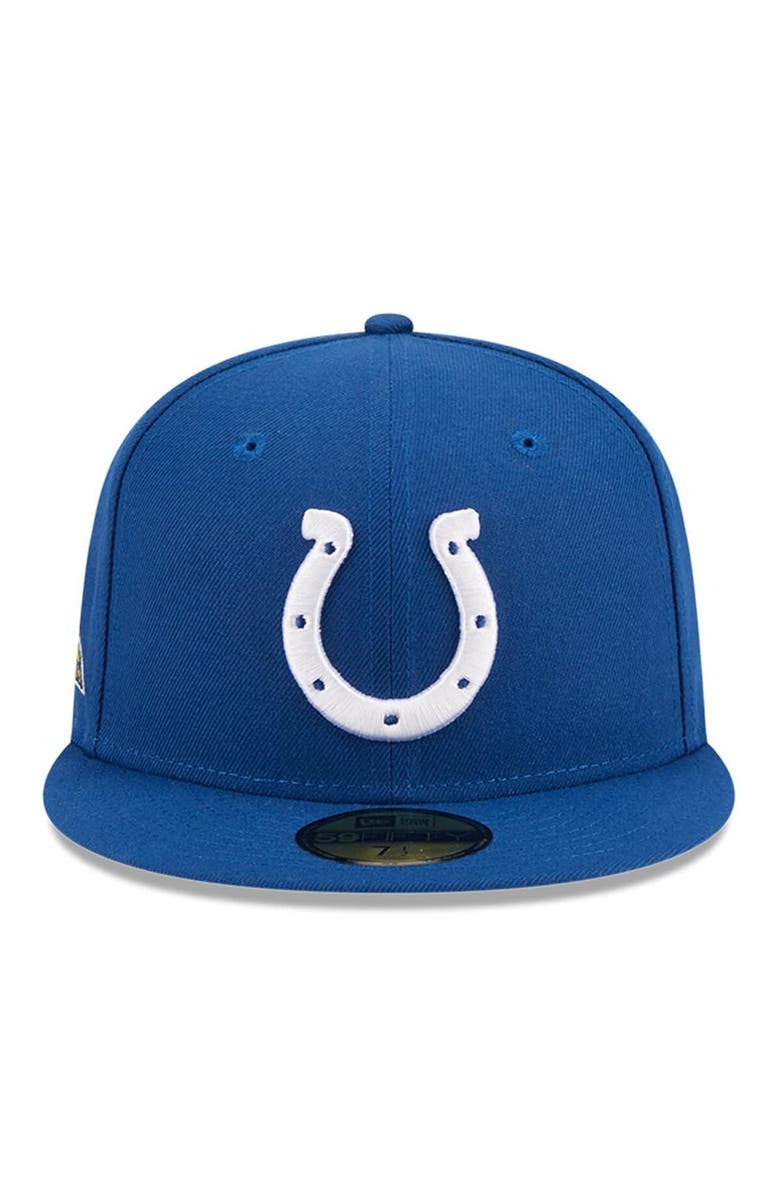 New Era Men's New Era Royal Indianapolis Colts  Main Patch 59FIFTY Fitted Hat, Alternate, color, 