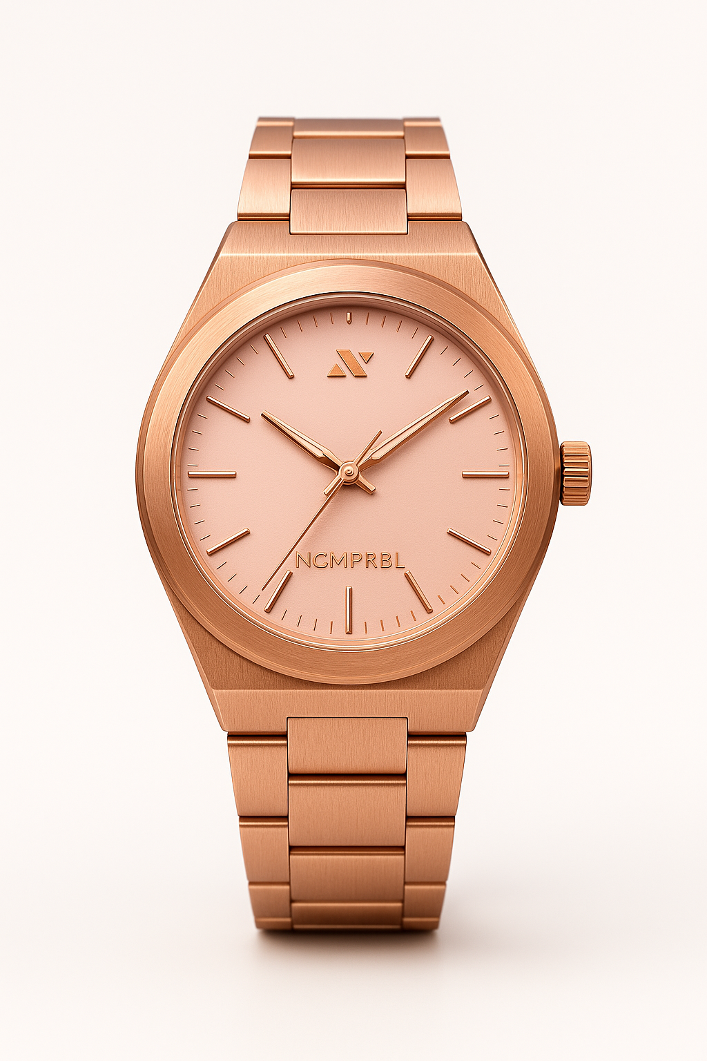 NCMPRBL Elevate Link Rosé Bracelet Watch, 42MM in Rose Gold/sunray 