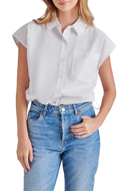 Nassau Short Sleeve Button-Up Top