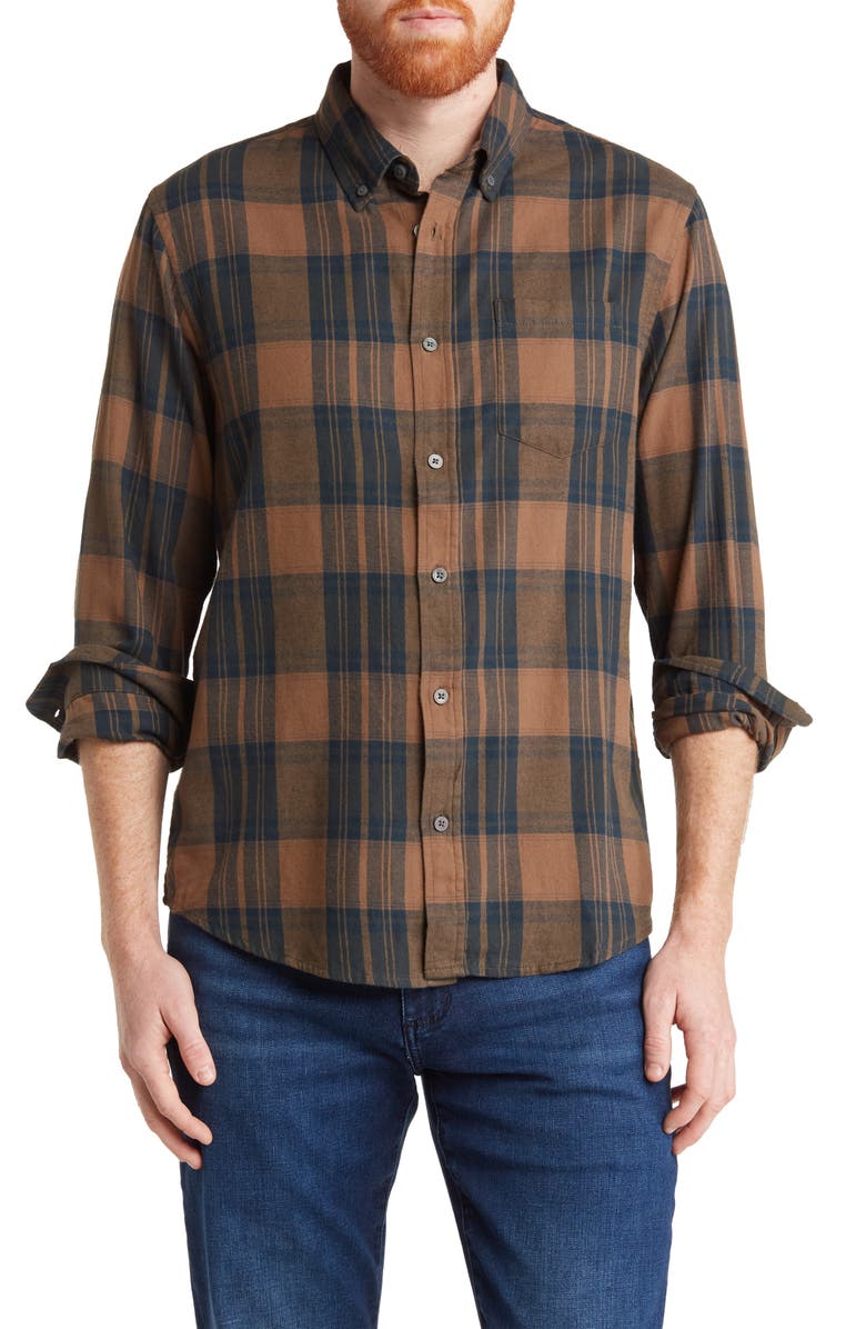 Slate & Stone Long Sleeve Flannel Shirt, Main, color,