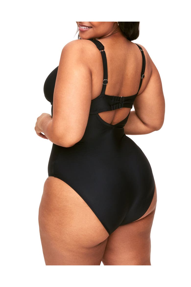 Evangeline Swimwear One-Piece, Alternate, color, Black