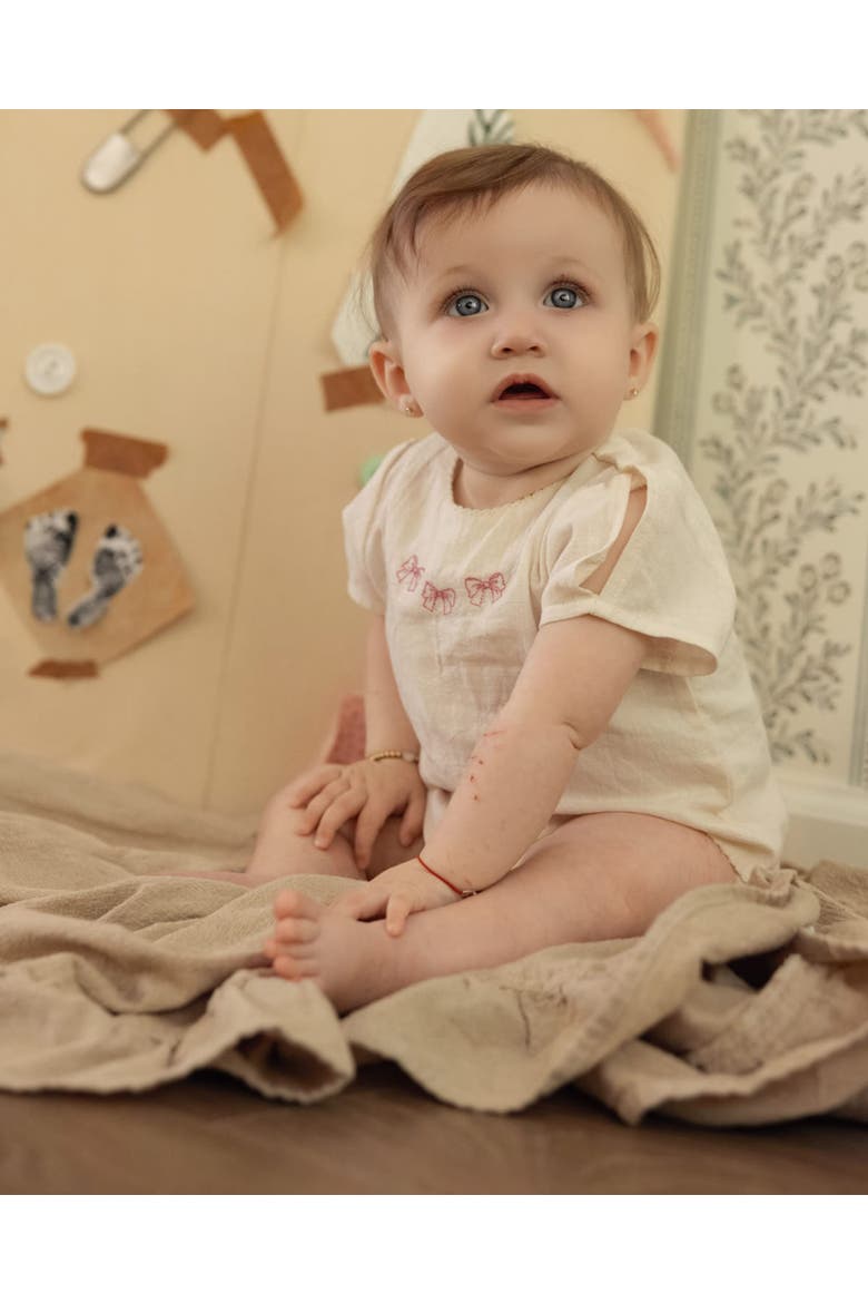 2 Piece Baby The Most Perfect Bows Bloomer Set, Alternate, color, Sea Salt