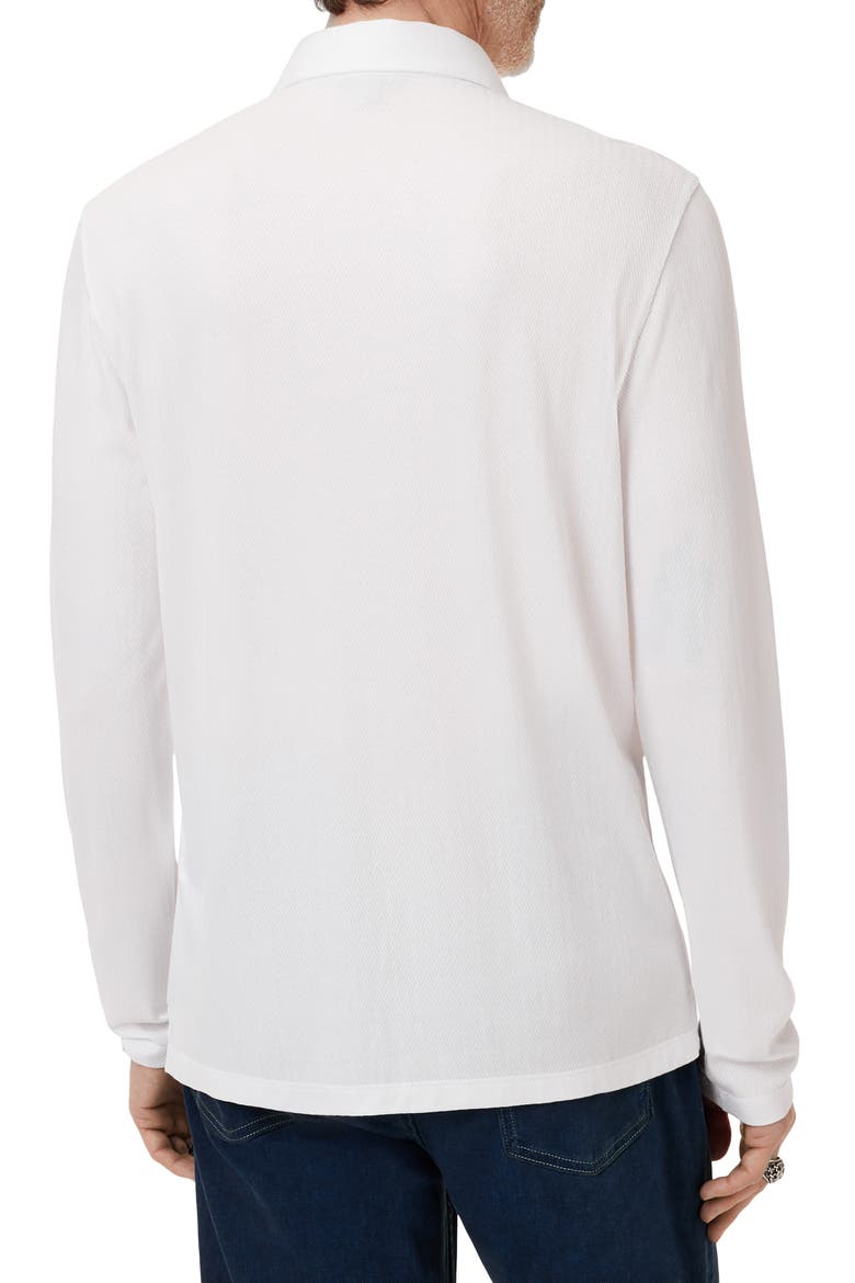 Caserta Regular Fit Textured Lyocell Button-Up Shirt, Alternate, color, WHITE