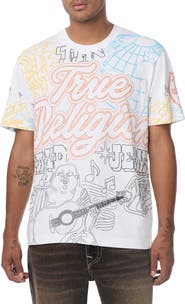 True Religion Trophy Graphic T-Shirt