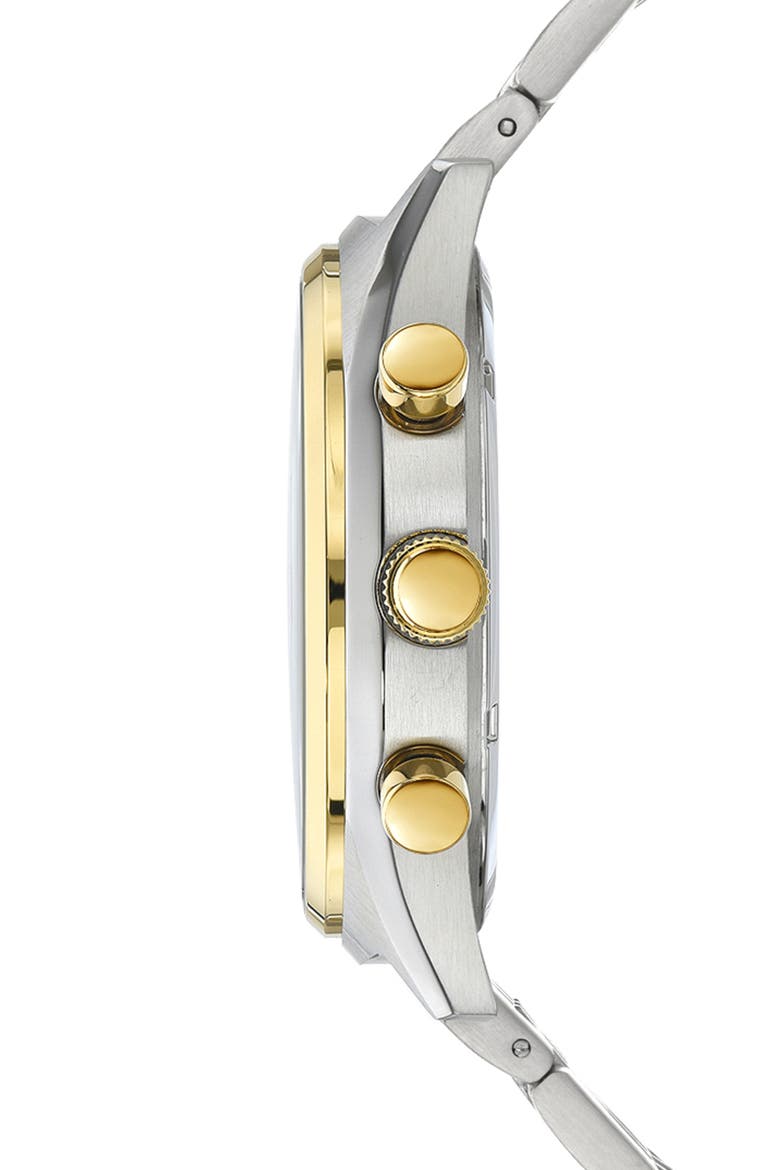 Charlie Multifunction Bracelet Strap Watch, 45mm, Alternate, color, TWO TONE