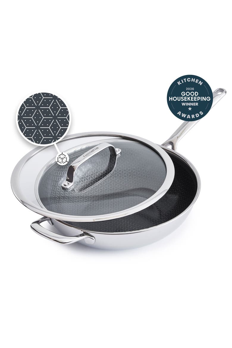 Spectra ThermoBond Hybrid Skillet with Lid, Alternate, color, GREY