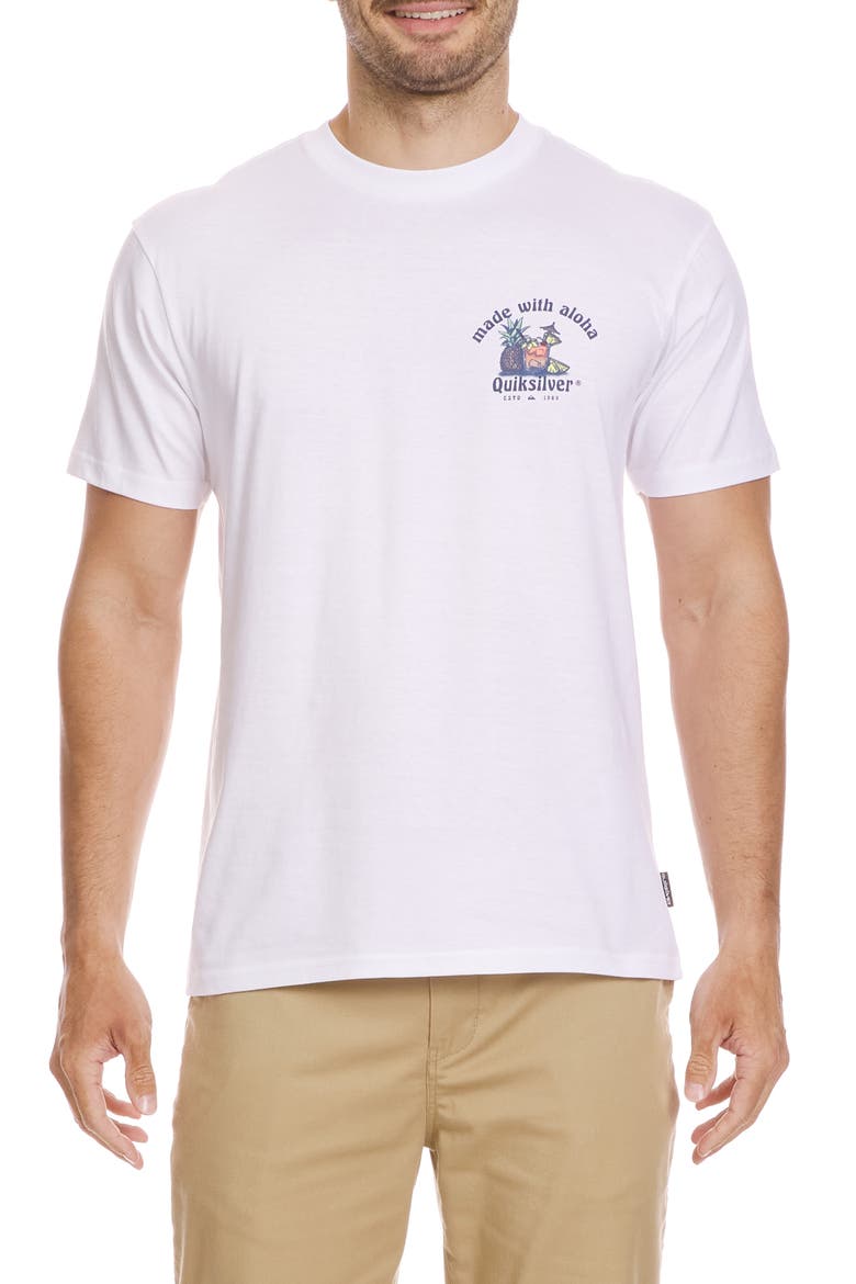 HI Mai Tai Graphic T-Shirt, Main, color, WHITE