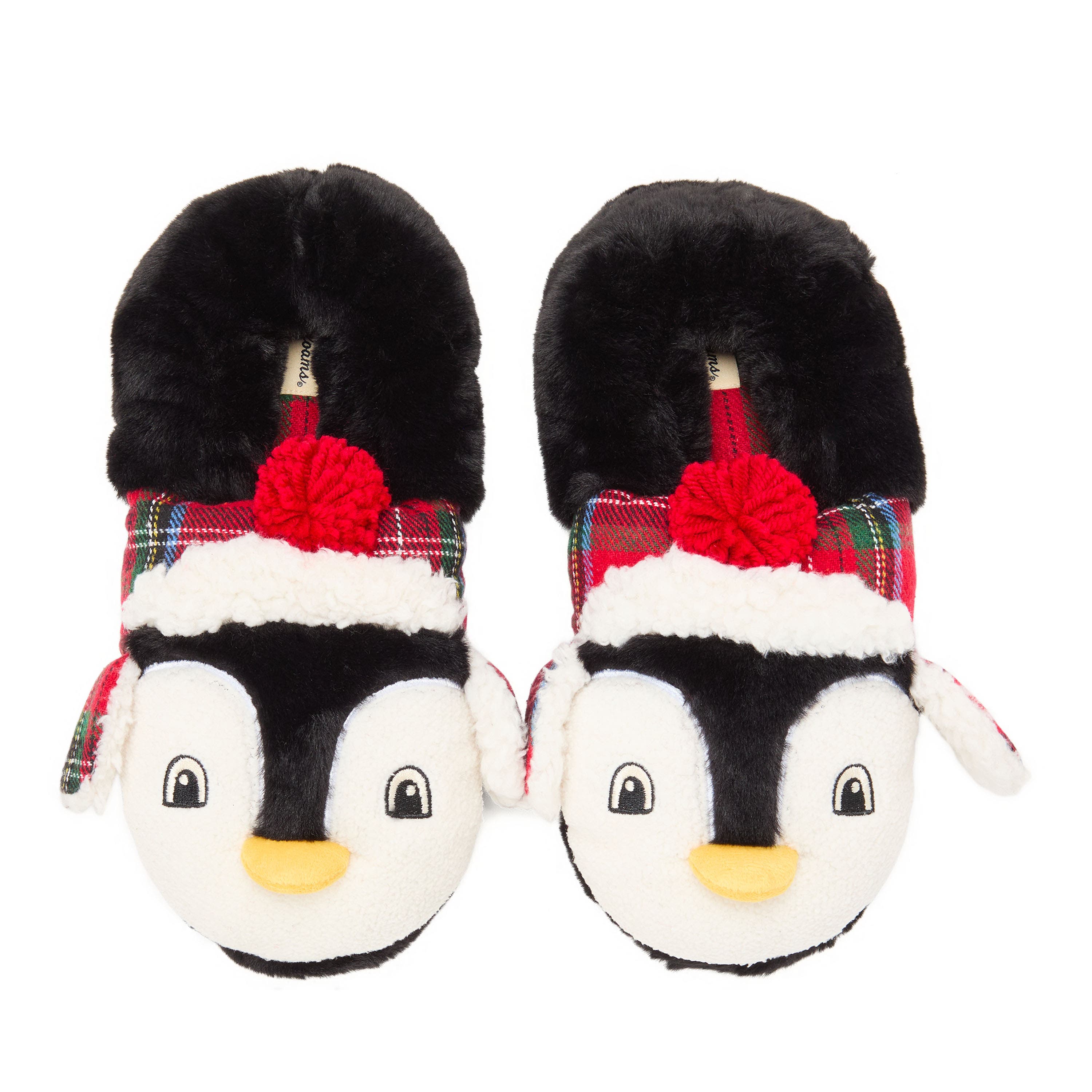 DEARFOAMS Animal Closed Back Slipper, Alternate, color, Black