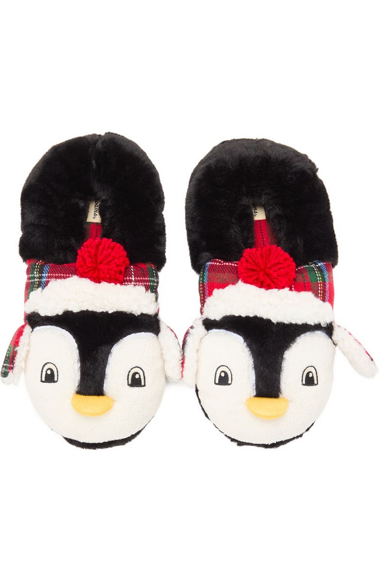 DEARFOAMS Animal Closed Back Slipper, Alternate, color, Black