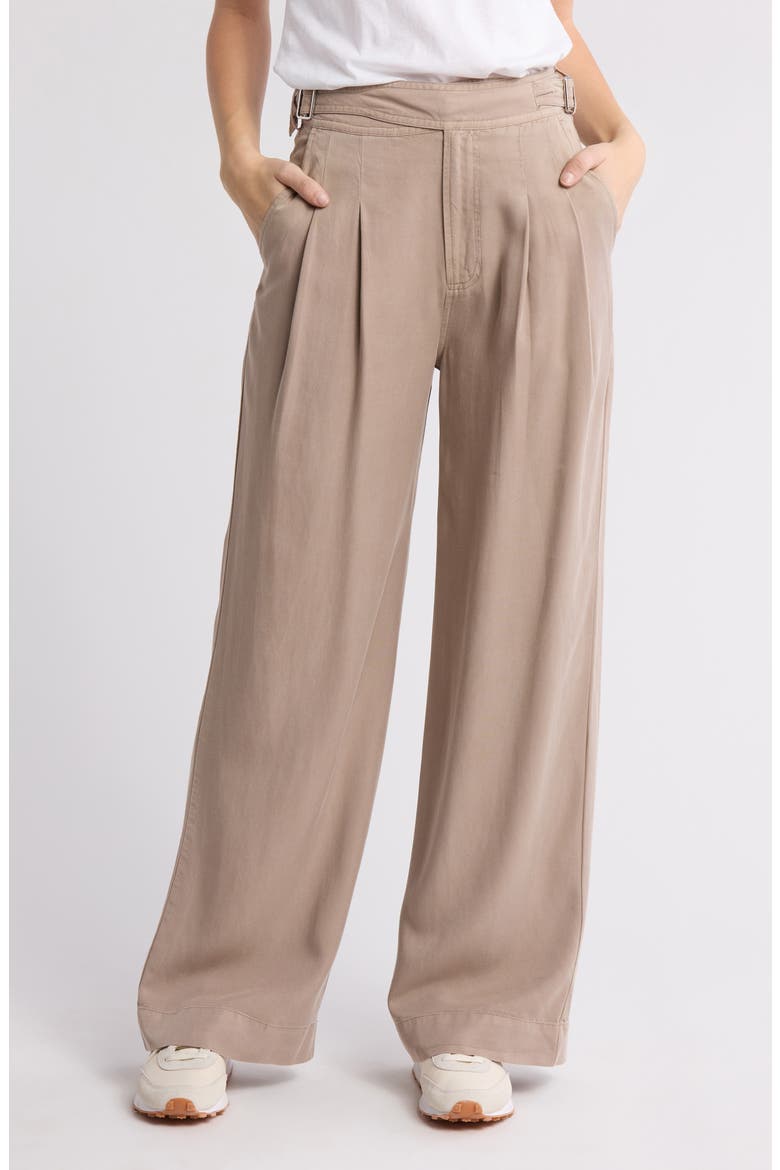Natalie Wide Leg Pants, Main, color, DRY DUST