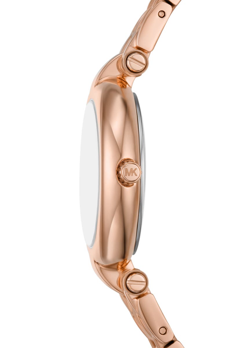 MICHAEL Michael Kors Laney Three-Hand Quartz Bracelet Watch, 30mm, Alternate, color, Rose Gold