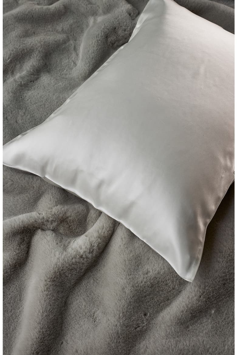Silk Pillowcase, Main, color, CHALK