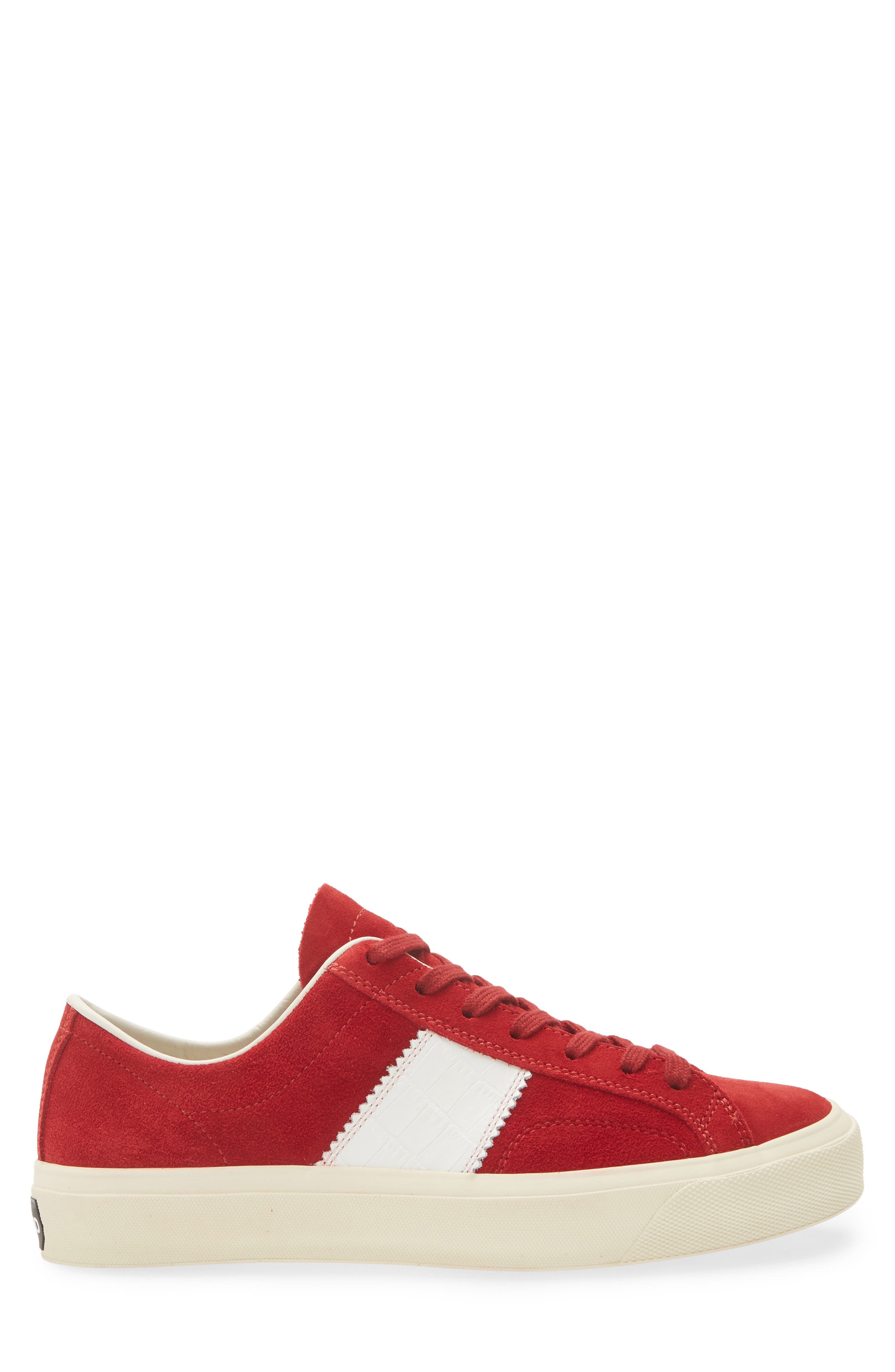 Cambridge Low Top Sneaker, Alternate, color, SCARLET/ CREAM