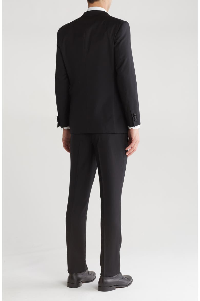 Solid Wool Tuxedo, Alternate, color, BLACK