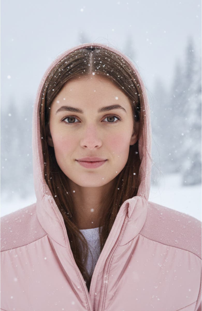 CANADA WEATHER GEAR Women's Hybrid Puffer Jacket, Alternate, color, Festival Bloom