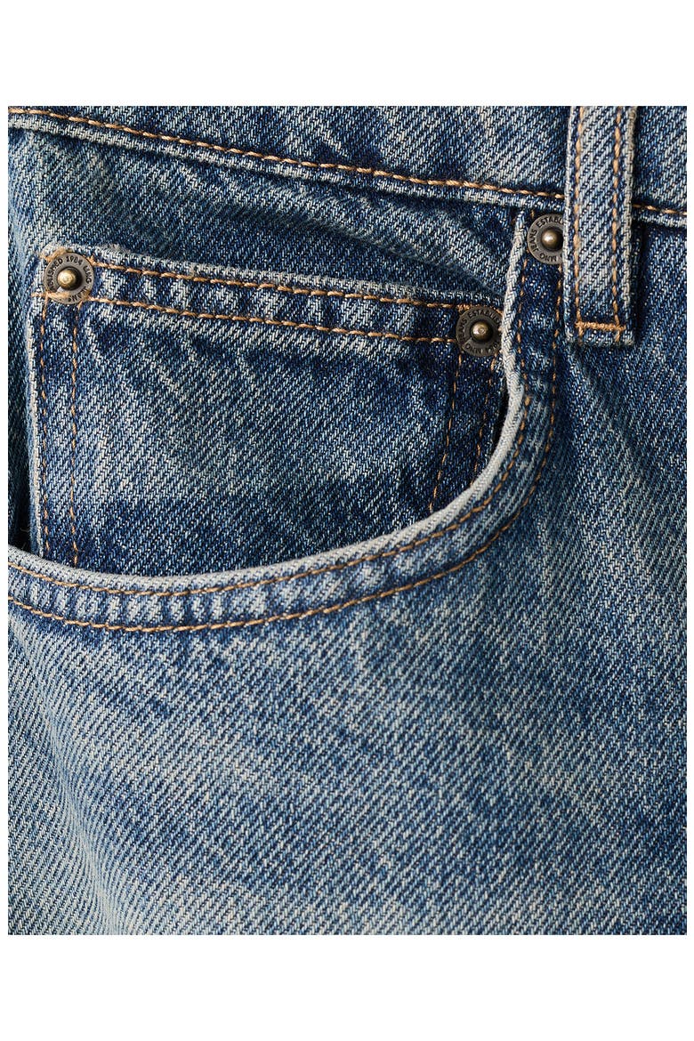 Low Rise Straight Leg Jeans, Alternate, color, MEDIUM BLUE