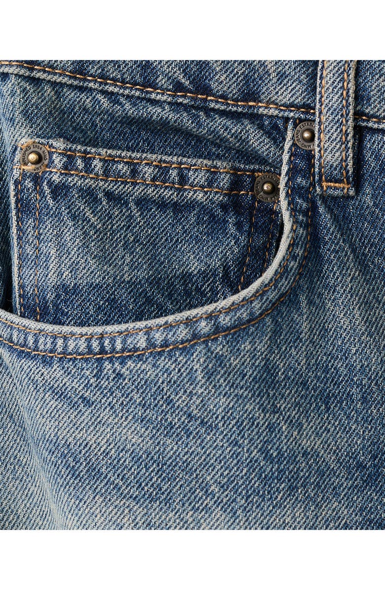 MANGO Low Rise Straight Leg Jeans, Alternate, color, 