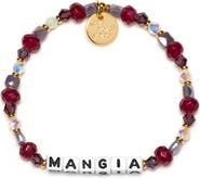 Little Words Project Mangia Beaded Stretch Bracelet