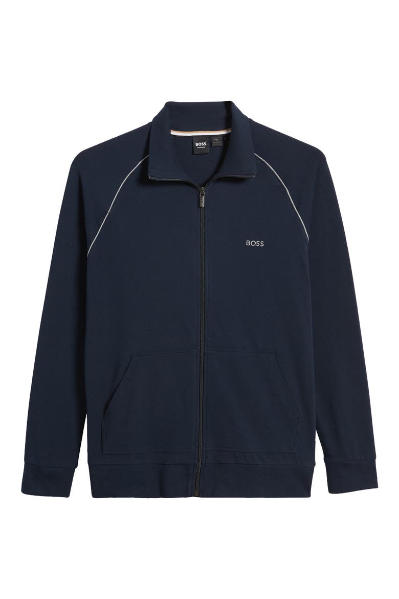 Mix Match Zip Jacket, Alternate, color, DK BU