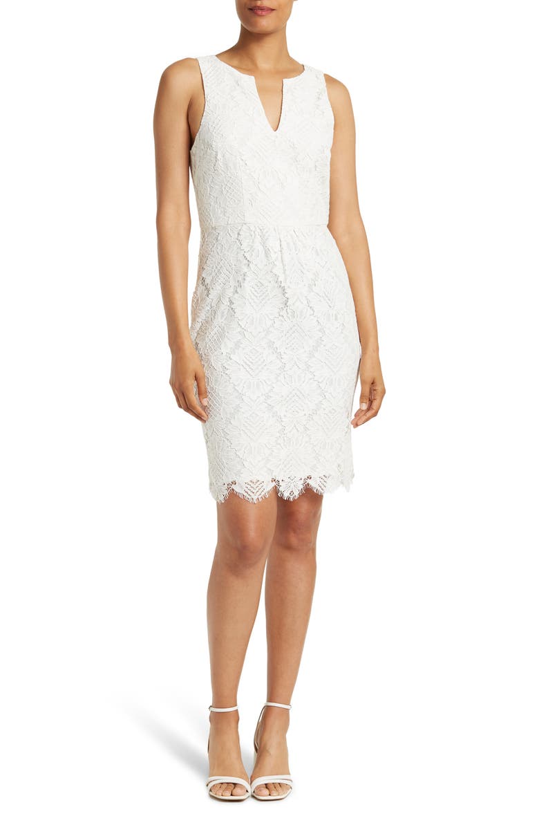 Trina Turk Kahnie Lace Shift Dress, Main, color,