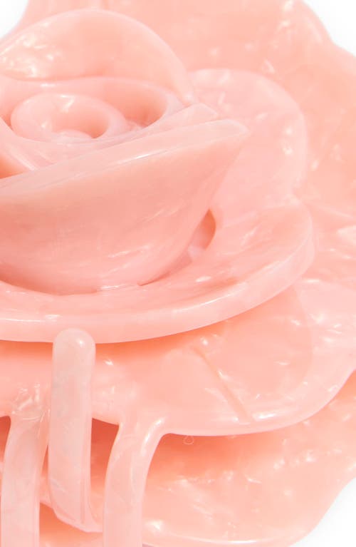 Solar Eclipse Origami Rose Claw Clip In Pink