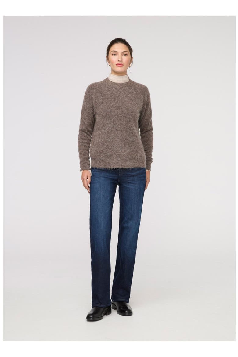 Tech Fleece Denim High Rise Straight, Main, color, Dark-Indigo