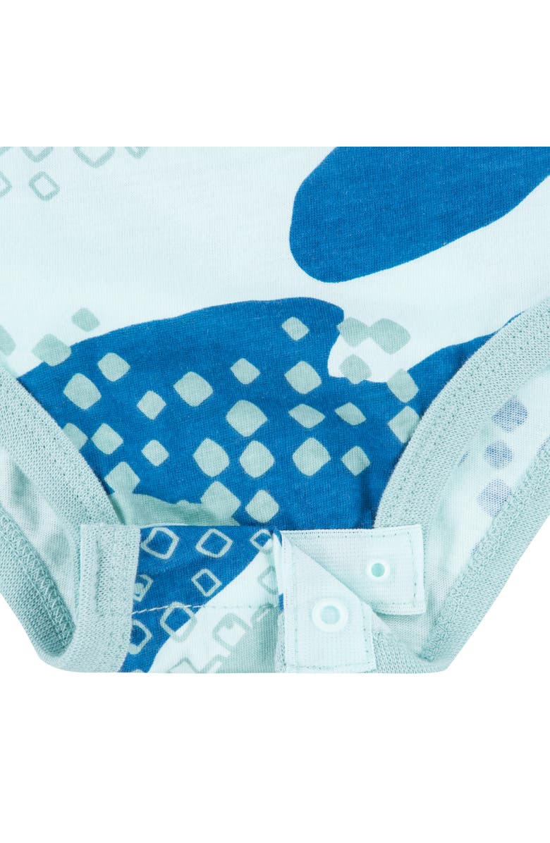 Nike Sportswear Club Camo Bodysuit & Joggers Set, Alternate, color, Industrial Blue