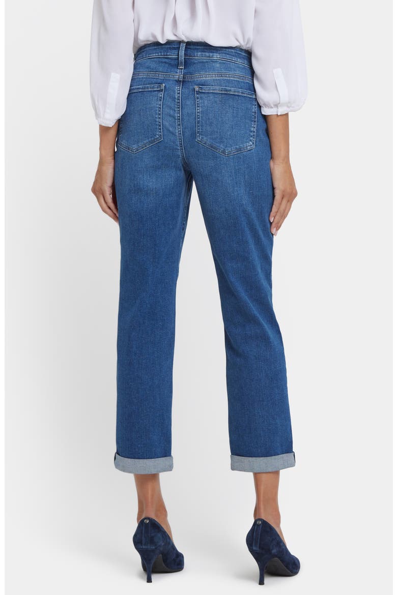 Margot Girlfriend Jeans, Alternate, color, OPERA BLUE