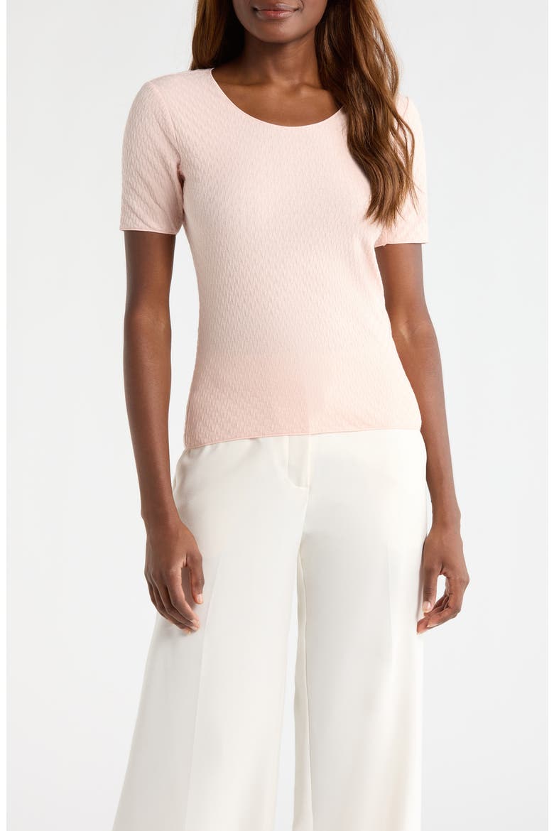Jacquard Knit Top, Main, color, LIGHT PINK