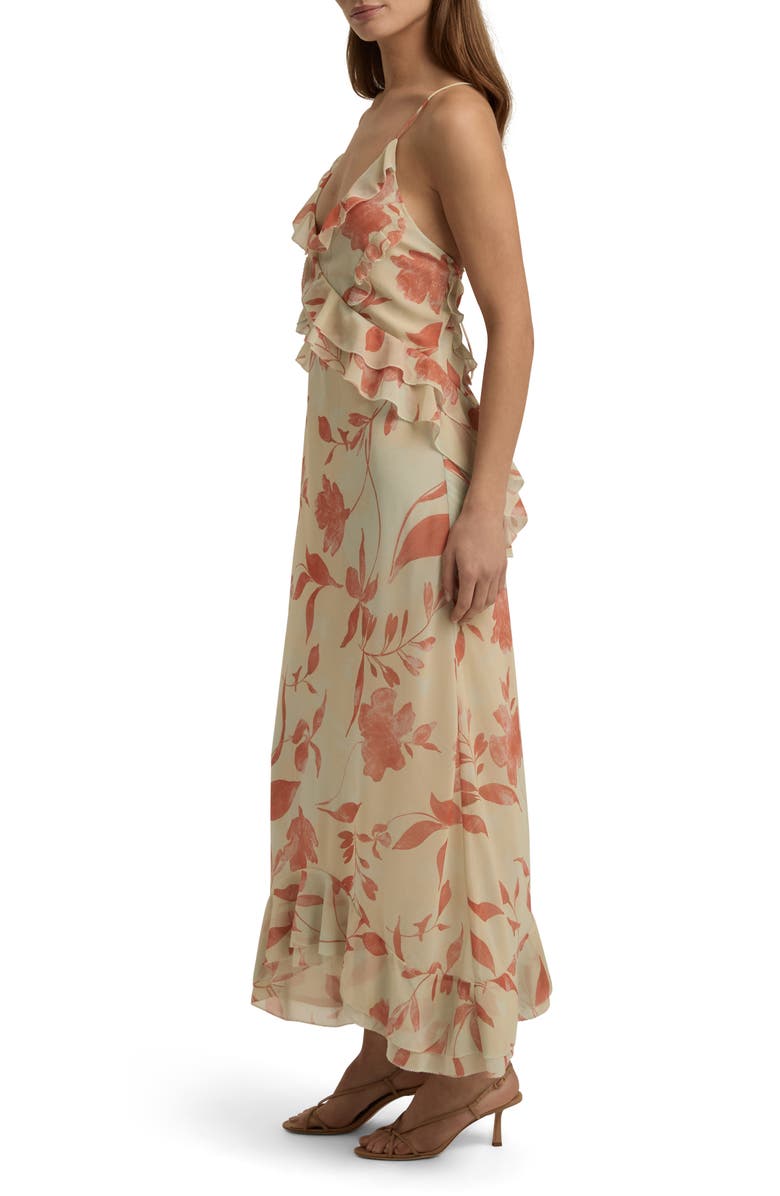 Favorite Daughter The Who Me Floral Maxi Dress, Alternate, color, Moonbeam Floral