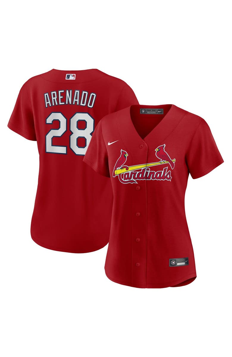 Nike Women's Nike Nolan Arenado Red St. Louis Cardinals Alternate Replica Player Jersey, Main, color, Red