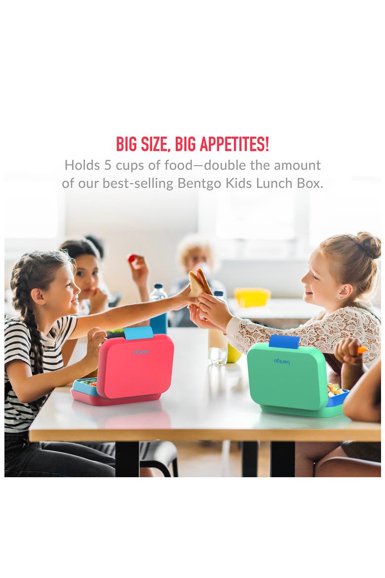 Pop Lunch Box - Coral/Teal, Alternate, color, RED TURQUOISE
