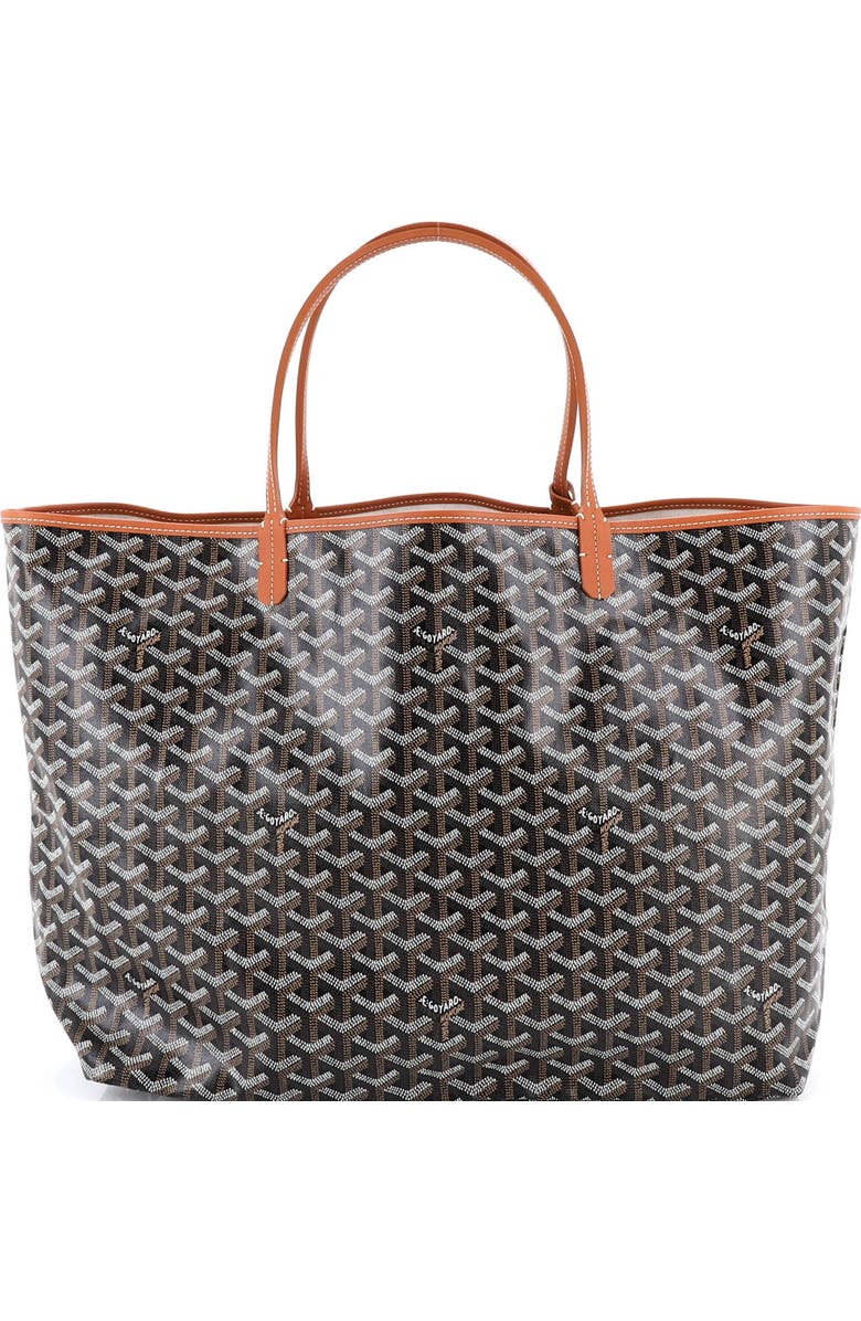 Pre-Owned Goyard Saint Louis Tote Coated Canvas GM, Alternate, color, Brown