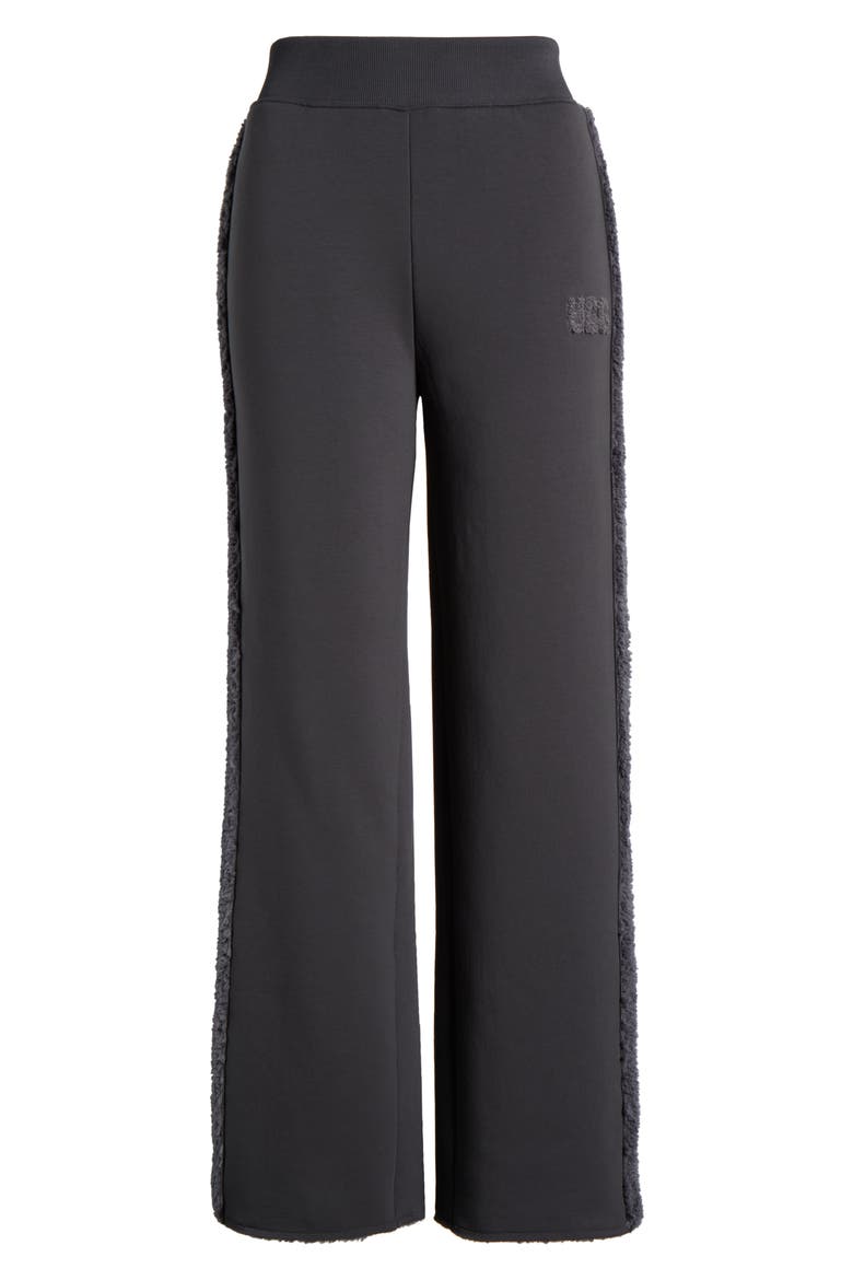 Myah Bonded Fleece Pants, Alternate, color, INK
